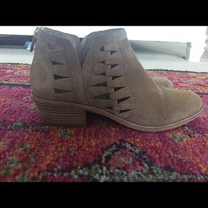 Suede booties